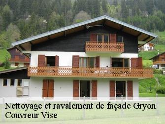 Nettoyage et ravalement de façade  gryon-1882 Couvreur Vise